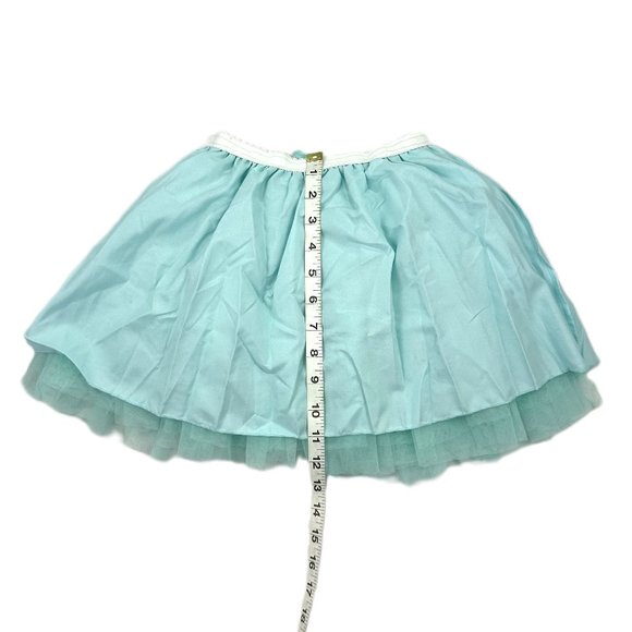 Girl’s Poppy & Plum Light Green Multi-Layer Ballerina Skirt, Size Youth L/XL - Picture 5 of 10